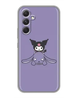 Чохол для TECNO Camon 50 з картинкою «Kuromi на ліловому фоні»