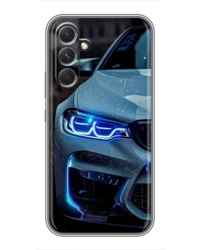 Чохол для TECNO Camon 50 з картинкою «Погляд BMW з синіми фарами» Чохол для TECNO Camon 50 з картинкою «Погляд BMW з синіми фарами»