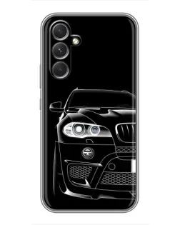Чохол для TECNO Camon 50 з картинкою «Темний силует BMW»