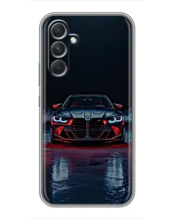 Чохол для TECNO Camon 50 з картинкою «BMW на мокрій дорозі»