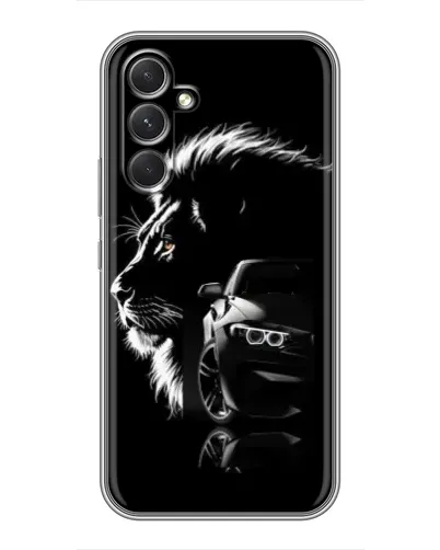 Чохол для TECNO Camon 50 з картинкою «BMW та лев» Чохол для TECNO Camon 50 з картинкою «BMW та лев»