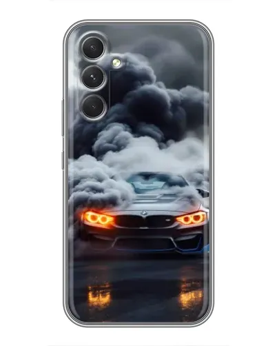 Чохол для TECNO Camon 50 з картинкою «BMW у диму» Чохол для TECNO Camon 50 з картинкою «BMW у диму»