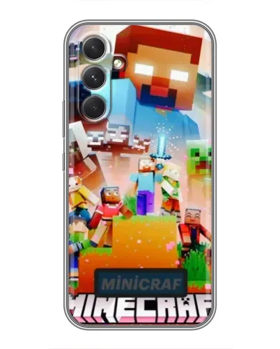 Чохол для TECNO Camon 50 з картинкою «Minecraft герої гри»