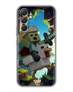 Чохол для TECNO Camon 50 з картинкою «Стів та гусь» Чохол для TECNO Camon 50 з картинкою «Стів та гусь»