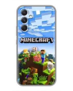 Чохол для TECNO Camon 50 з картинкою «Minecraft класичний світ»