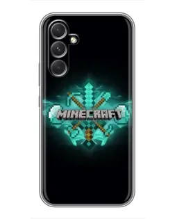 Чохол для TECNO Camon 50 з картинкою «Minecraft Diamond лого»