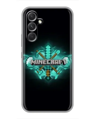 Чохол для TECNO Camon 50 з картинкою «Minecraft Diamond лого»