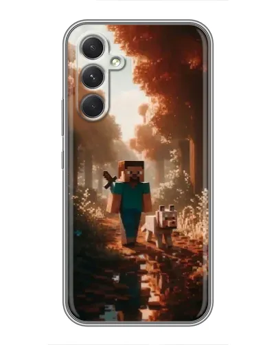 Чохол для TECNO Camon 50 з картинкою «Стів у лісі»