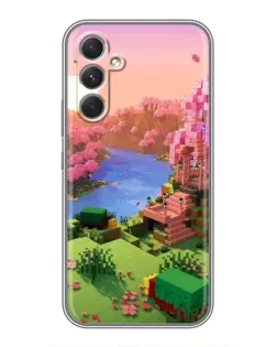 Чохол для TECNO Camon 50 з картинкою «Рожеве дерево Minecraft»