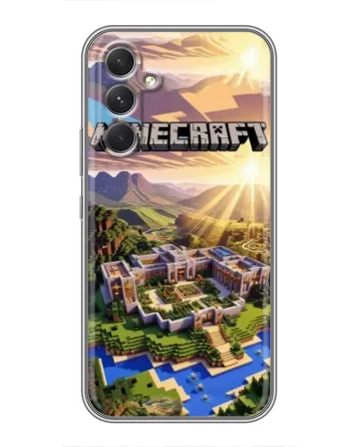 Чохол для TECNO Camon 50 з картинкою «Minecraft панорама»