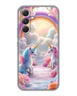 Чехол для TECNO Camon 50 с картинкой «Радуга и единороги» Чехол для TECNO Camon 50 с картинкой «Радуга и единороги»