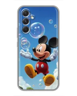 Чехол для TECNO Camon 50 с картинкой «Mickey и мыльные пузыри» Чехол для TECNO Camon 50 с картинкой «Mickey и мыльные пузыри»