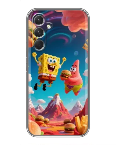 Чехол для TECNO Camon 50 с картинкой «Космический фастфуд»