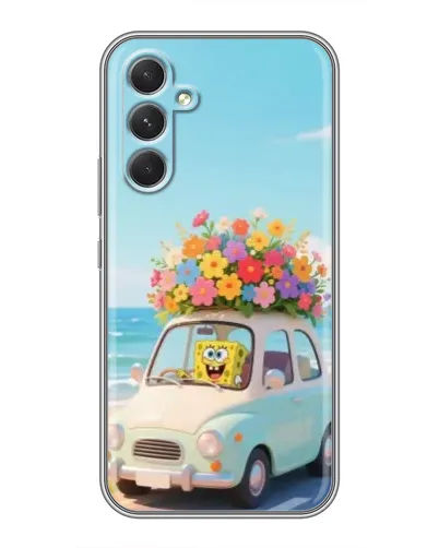 Чехол для TECNO Camon 50 с картинкой «Автомобильное путешествие»