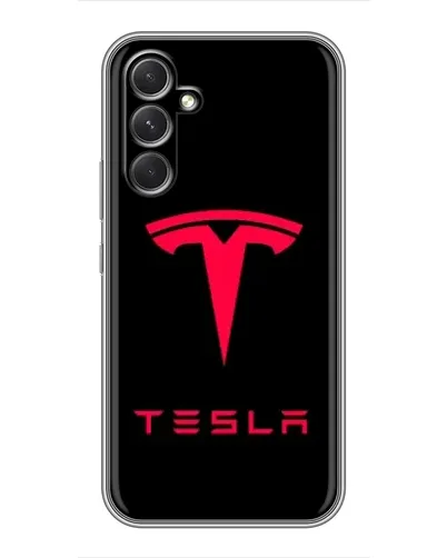 Чохол для TECNO Camon 50 з картинкою «Tesla Red Logo» Чохол для TECNO Camon 50 з картинкою «Tesla Red Logo»