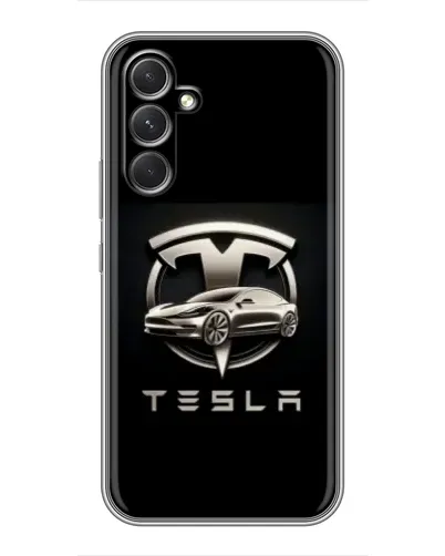 Чохол для TECNO Camon 50 з картинкою «Tesla — срібне авто» Чохол для TECNO Camon 50 з картинкою «Tesla — срібне авто»