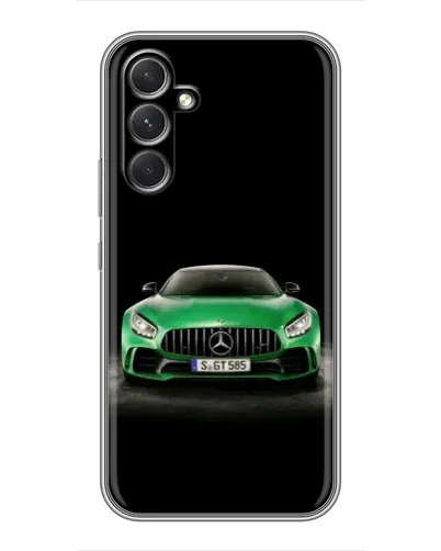 Чохол для TECNO Camon 50 з картинкою «Mercedes — неоновий лого»