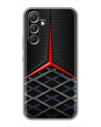 Чохол для TECNO Camon 50 з картинкою «Mercedes Carbon Grid»