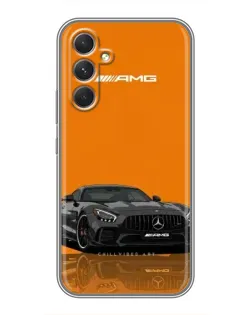 Чехол для TECNO Camon 50 с картинкой «Оранжевый Mercedes AMG» Чехол для TECNO Camon 50 с картинкой «Оранжевый Mercedes AMG»