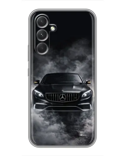 Чохол для TECNO Camon 50 з картинкою «Mercedes у диму»