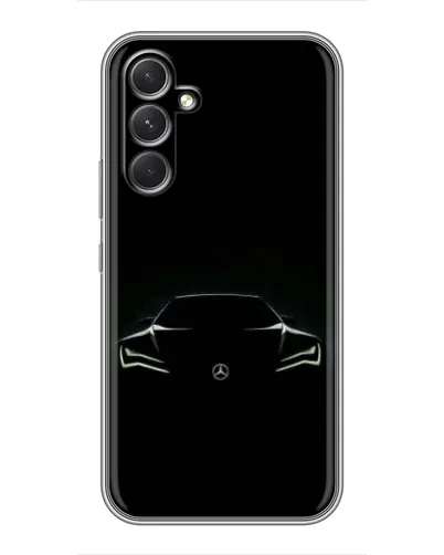 Чехол для TECNO Camon 50 с картинкой «Mercedes — силуэт авто» Чехол для TECNO Camon 50 с картинкой «Mercedes — силуэт авто»