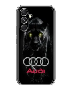 Чохол для TECNO Camon 50 з картинкою «Пантера та Audi»
