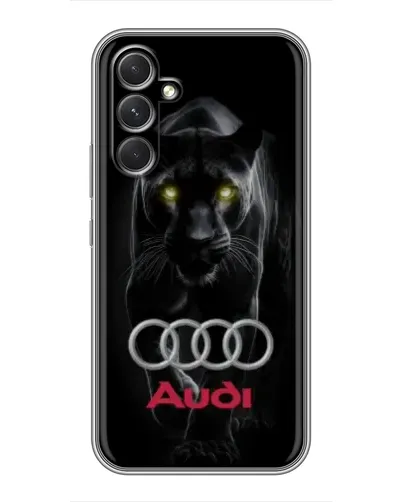 Чохол для TECNO Camon 50 з картинкою «Пантера та Audi» Чохол для TECNO Camon 50 з картинкою «Пантера та Audi»