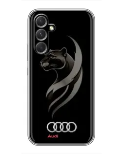 Чохол для TECNO Camon 50 з картинкою «Графіка — пантера та Audi»