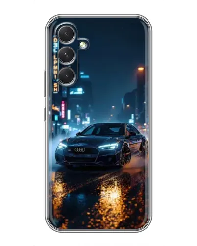 Чохол для TECNO Camon 50 з картинкою «Нічне місто та Audi» Чохол для TECNO Camon 50 з картинкою «Нічне місто та Audi»