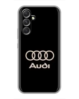 Чохол для TECNO Camon 50 з картинкою «Audi — золотий логотип»