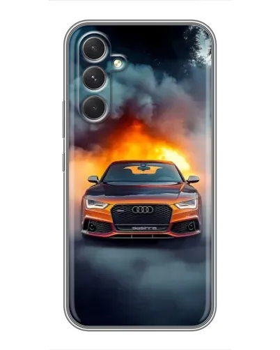 Чохол для TECNO Camon 50 з картинкою «Audi у вогняному диму» Чохол для TECNO Camon 50 з картинкою «Audi у вогняному диму»