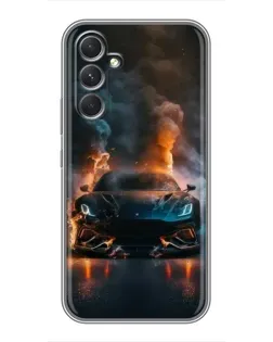 Чохол для TECNO Camon 50 з картинкою «Lamborghini димна естетика»
