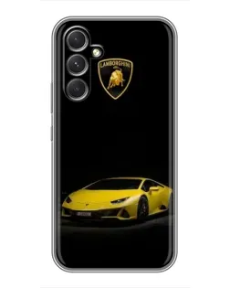 Чохол для TECNO Camon 50 з картинкою «Lamborghini жовтий акцент»