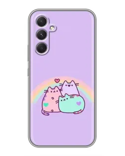 Чохол для TECNO Camon 50 з картинкою «Веселкові Пушини» Чохол для TECNO Camon 50 з картинкою «Веселкові Пушини»