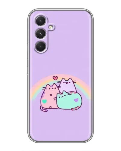 Чохол для TECNO Camon 50 з картинкою «Веселкові Пушини» Чохол для TECNO Camon 50 з картинкою «Веселкові Пушини»
