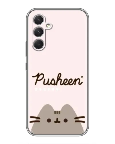 Чохол для TECNO Camon 50 з картинкою «Pusheen логотип» Чохол для TECNO Camon 50 з картинкою «Pusheen логотип»