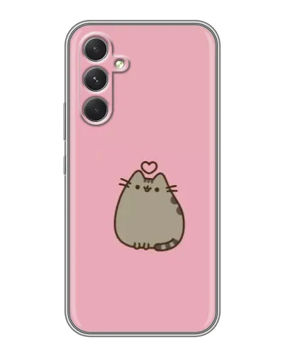 Чохол для TECNO Camon 50 з картинкою «Pusheen серце» Чохол для TECNO Camon 50 з картинкою «Pusheen серце»
