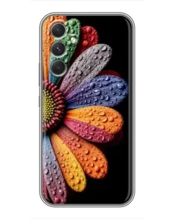 Чохол для TECNO Camon 50 з картинкою «Райдужна квітка»
