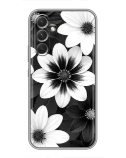 Чохол для TECNO Camon 50 з картинкою «Монохромні айстри»
