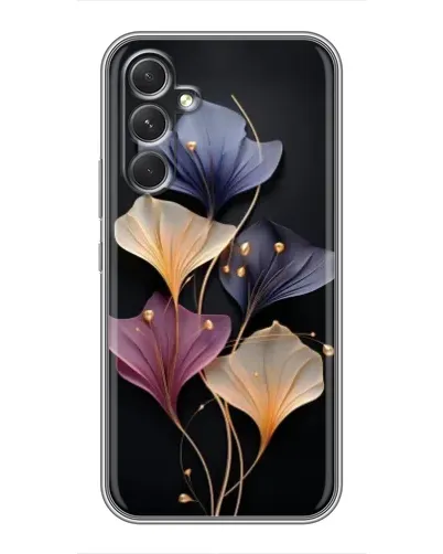 Чохол для TECNO Camon 50 з картинкою «Лілові квіти грації»