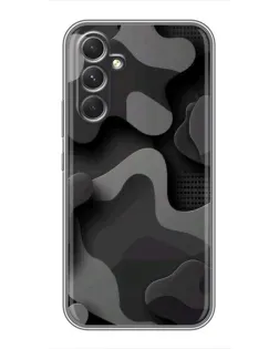 Чохол для TECNO Camon 50 з картинкою «Темний абстрактний камуфляж»