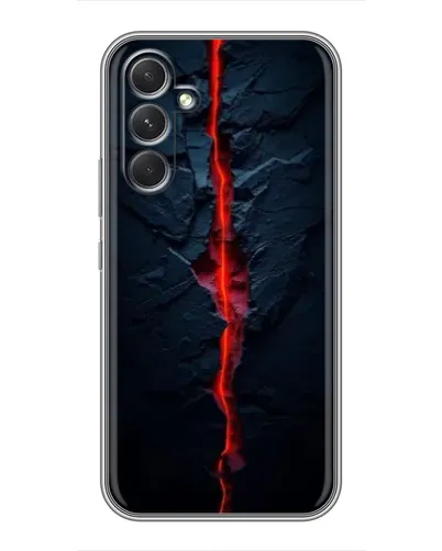 Чохол для TECNO Camon 50 з картинкою «Червона лавова тріщина»