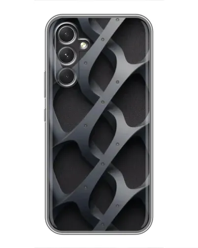 Чохол для TECNO Camon 50 з картинкою «Об'ємне сіре плетіння»