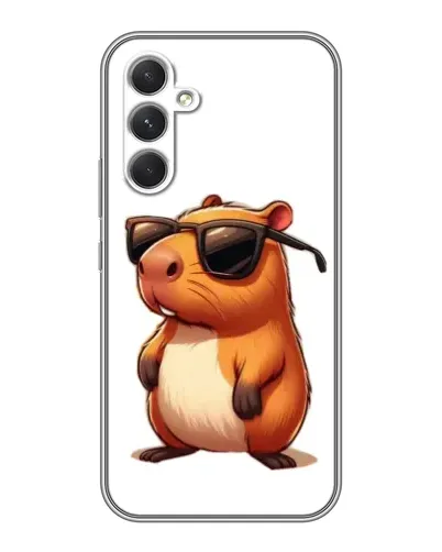 Чохол для TECNO Camon 50 з картинкою «Капібара в окулярах» Чохол для TECNO Camon 50 з картинкою «Капібара в окулярах»