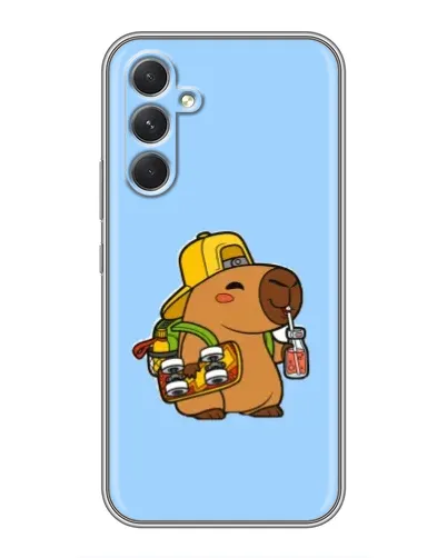 Чохол для TECNO Camon 50 з картинкою «Капібара на скейті» Чохол для TECNO Camon 50 з картинкою «Капібара на скейті»