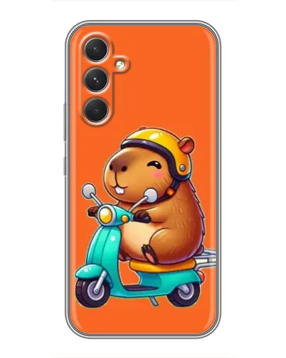 Чохол для TECNO Camon 50 з картинкою «Капібара на скутері» Чохол для TECNO Camon 50 з картинкою «Капібара на скутері»