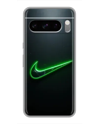 Чохол для TECNO Camon Slim з картинкою «Неоновий контур Nike»