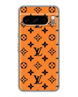 Чохол для TECNO Camon Slim з картинкою «Помаранчевий стиль LV»