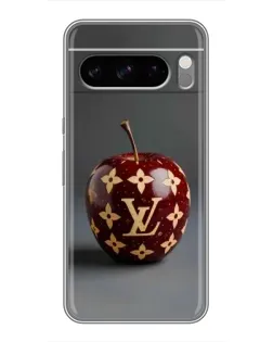 Чохол для TECNO Camon Slim з картинкою «Червоне яблуко LV»