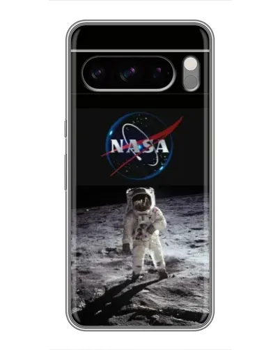 Чохол для TECNO Camon Slim з картинкою «Астронавт на Місяці»